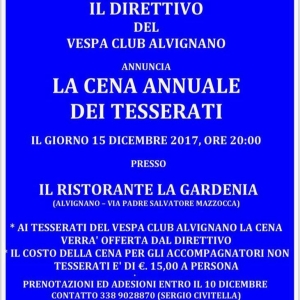 Cena annuale dei Vespisti