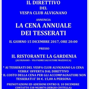 Cena annuale dei Vespisti