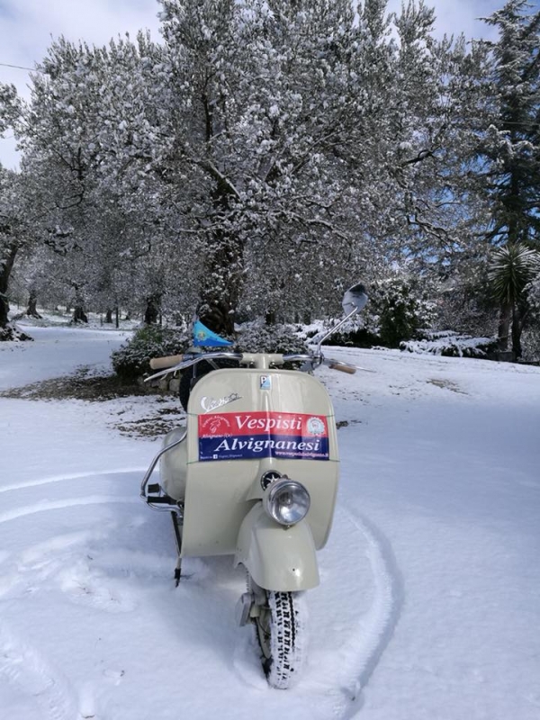 Non ci ferma nemmeno la neve...