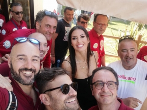 Con il simpaticissimo Vespa Club di Salerno